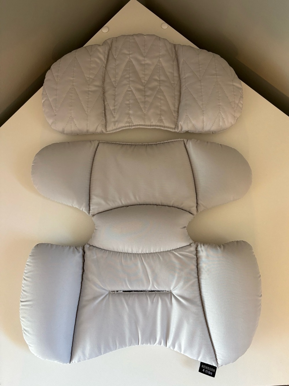 Newborn head and body insert pad for Chicco KeyFit or KeyFit 30 Infant Car Seat